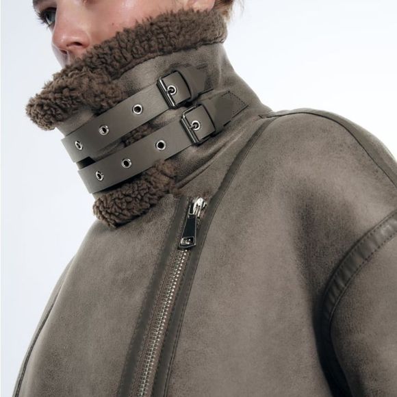 ZARA DOUBLE FACED JACKET - Picture 15 of 16